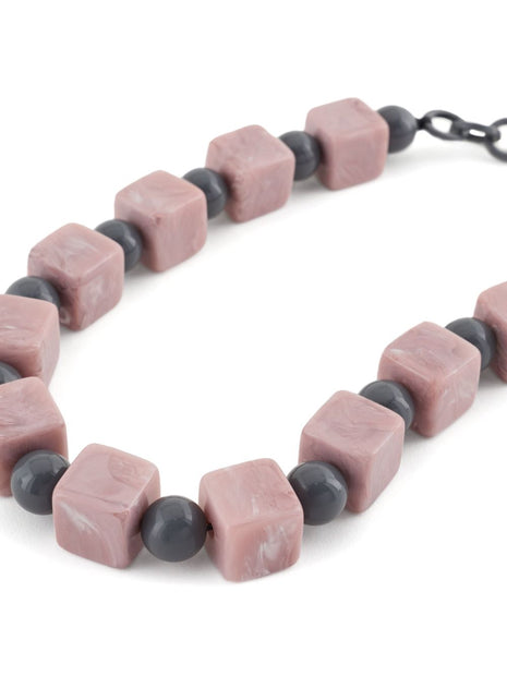 EMPORIO ARMANI EXCLUSIVE Beaded Necklace In Pink