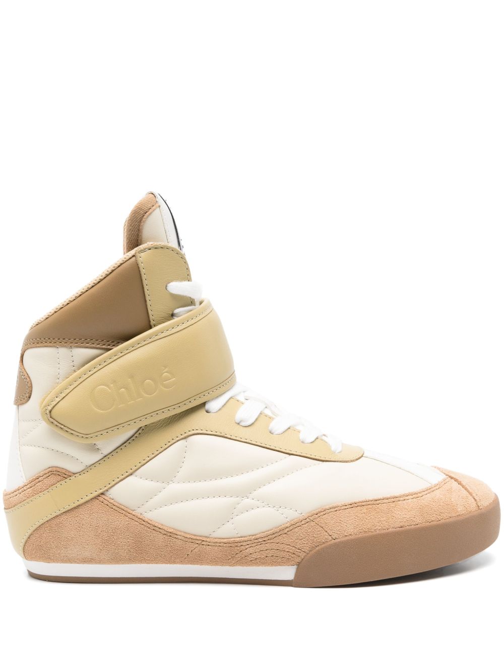 スニーカー CHLOE Women Sneakers CHC25U07HSL224 BEIGE Chloè Sneakers Kick High Top Sneakers Beige – Blush Lux