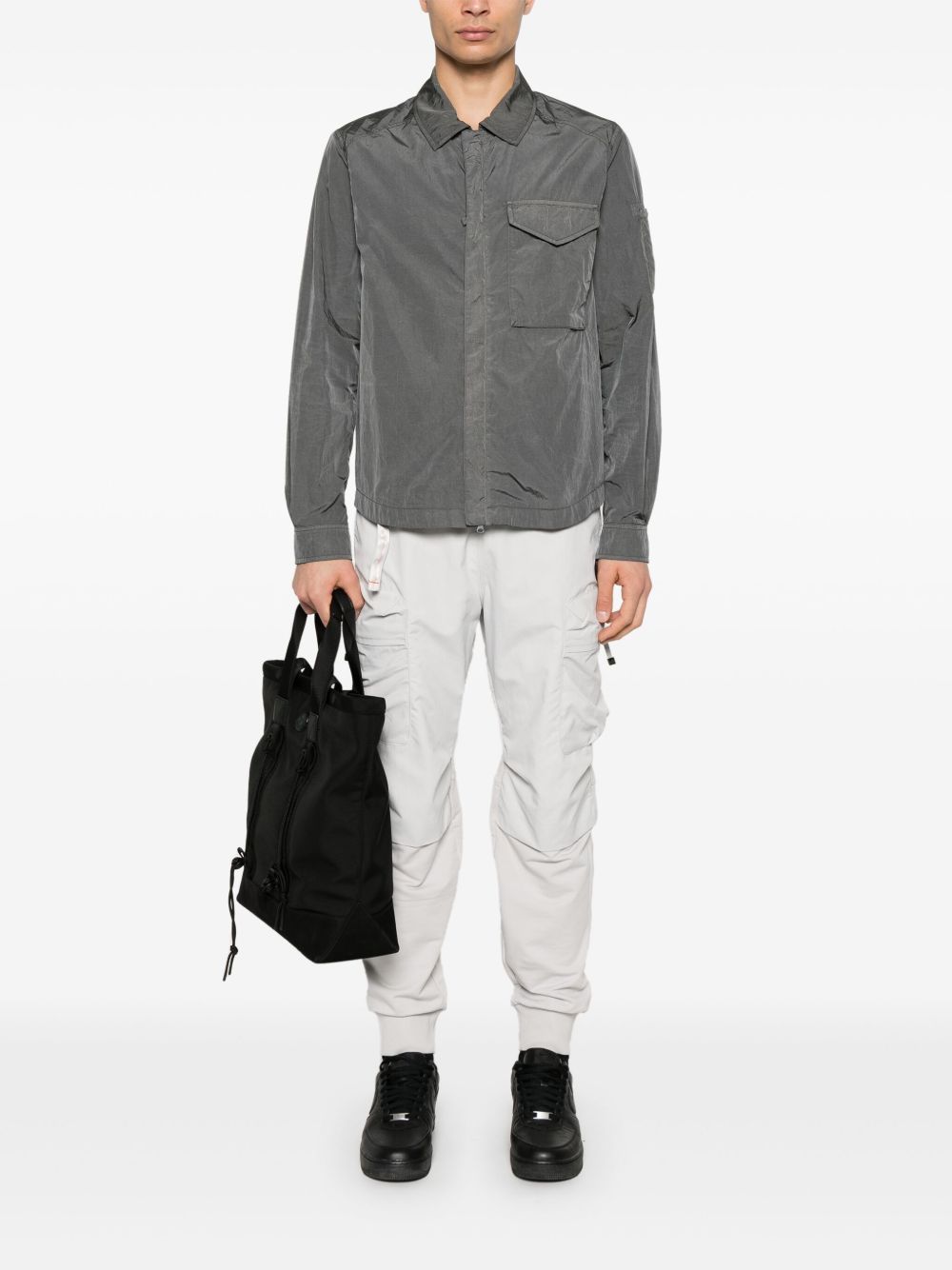 C.P. Company C.P.Company Nylon Overshirt In Grey