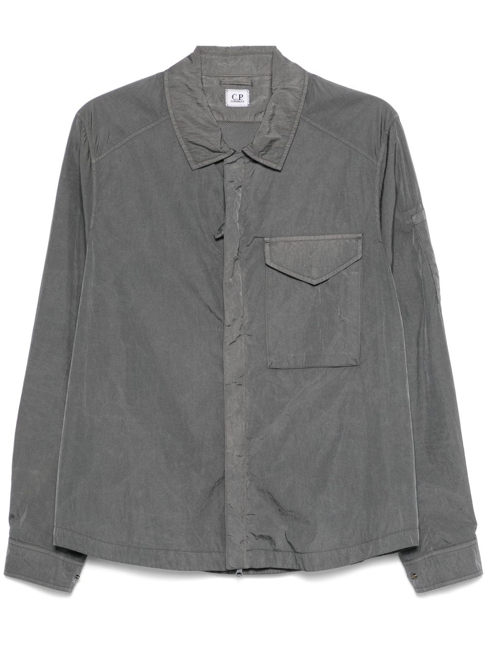 C.P. Company C.P.Company Nylon Overshirt In Grey