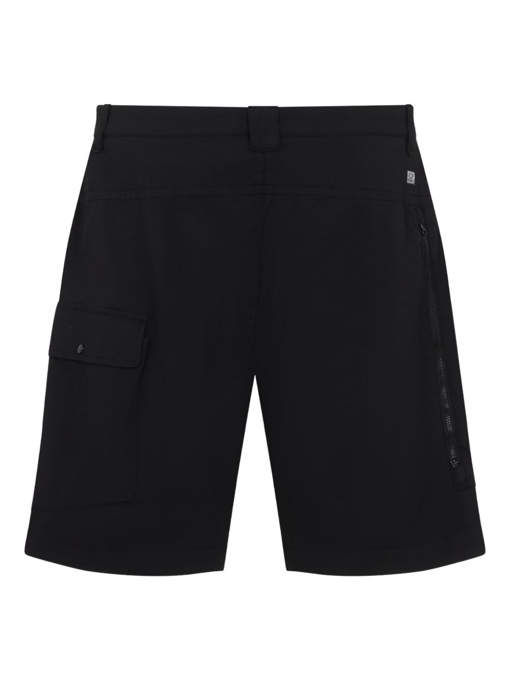 C.P. COMPANY Logo Cargo Shorts In Black