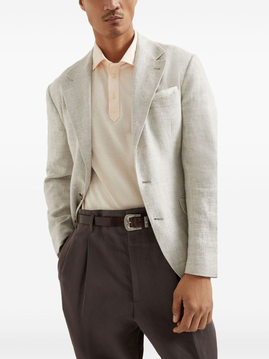 Brunello Cucinelli Cotton Polo Shirt - Orange