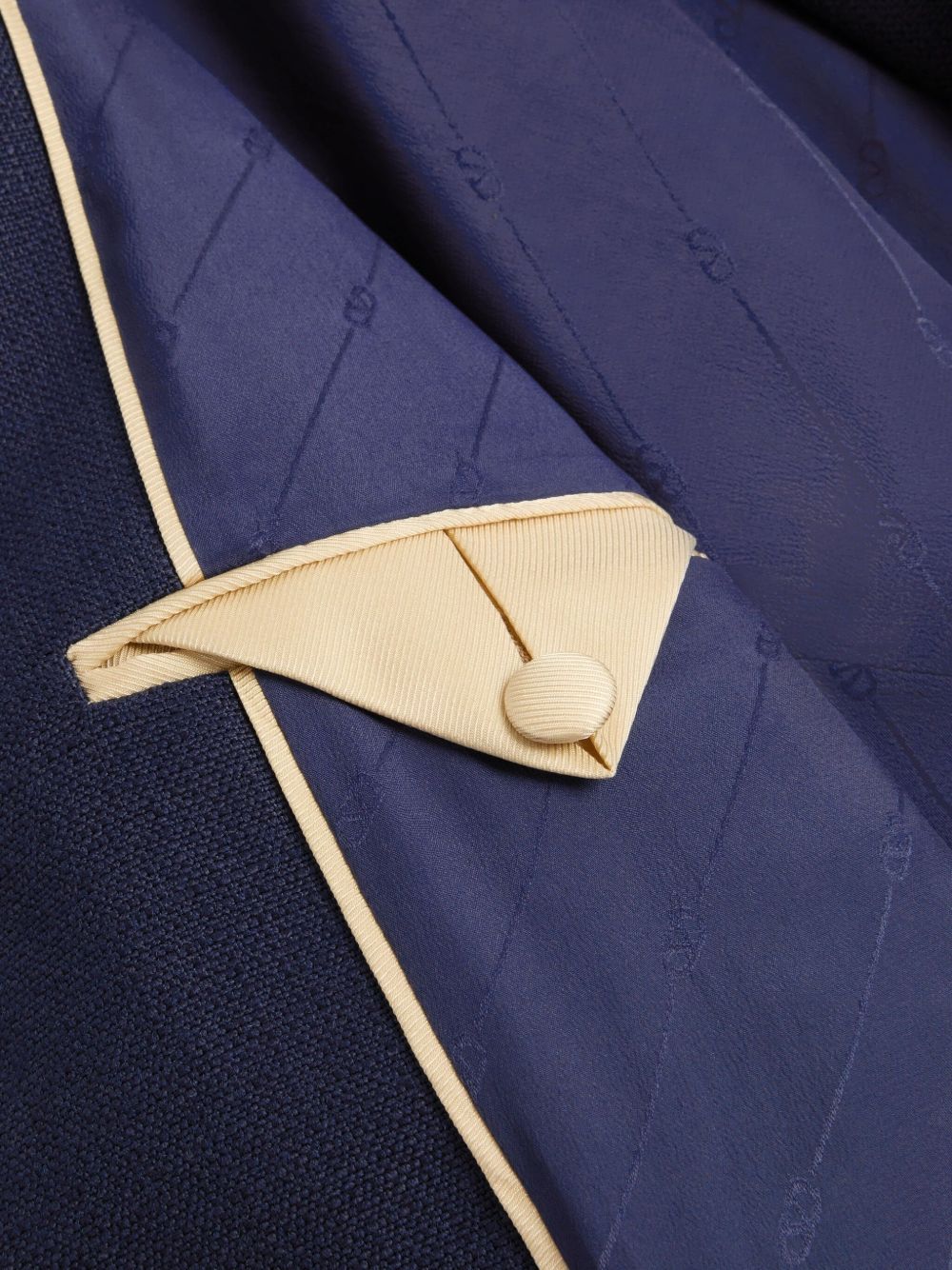 Valentino Blue Jacket With Bow Detail