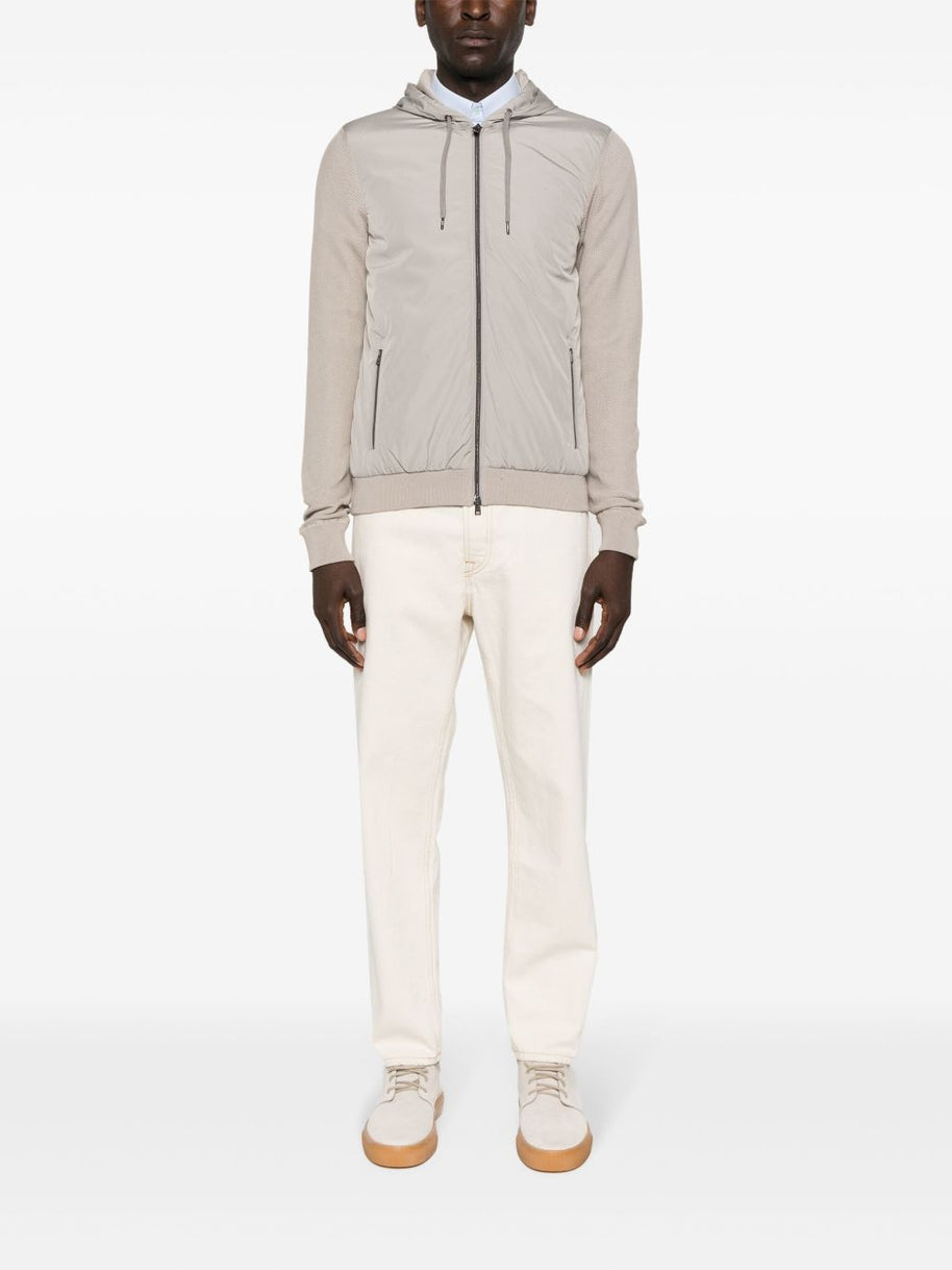 Herno Hooded Jacket In Grey