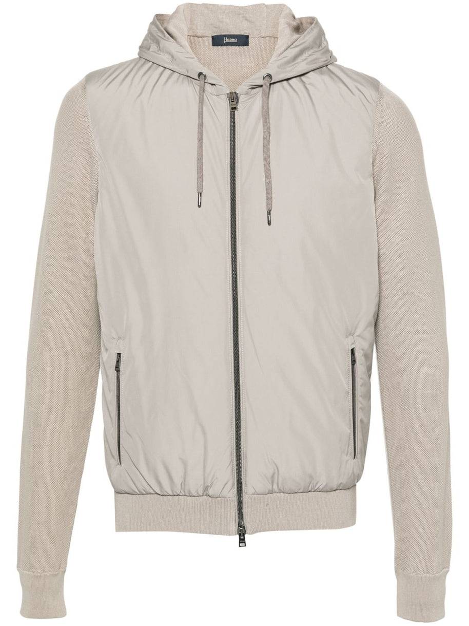 Herno Hooded Jacket In Grey