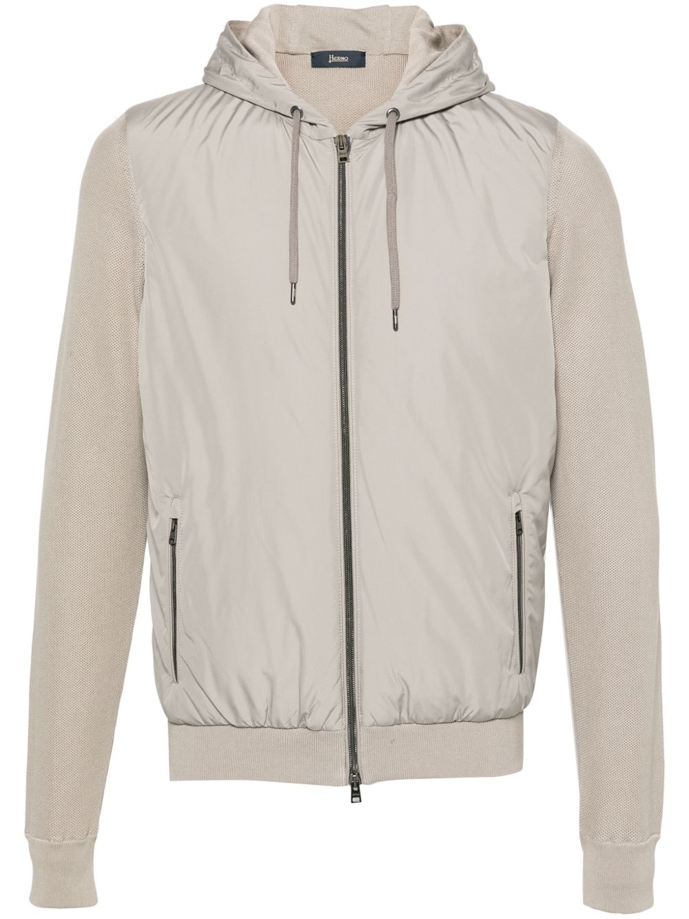 Herno Hooded Jacket In Grey