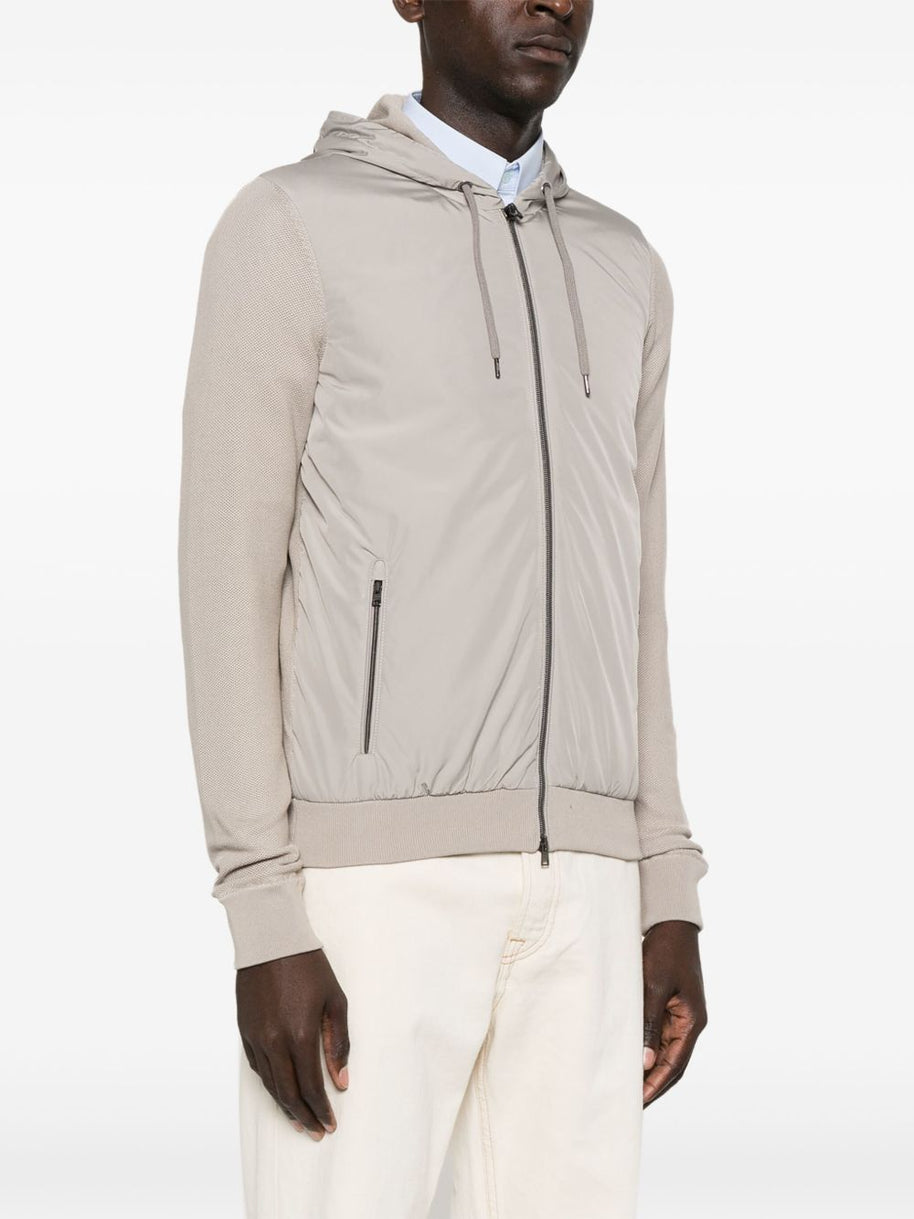 Herno Hooded Jacket In Grey
