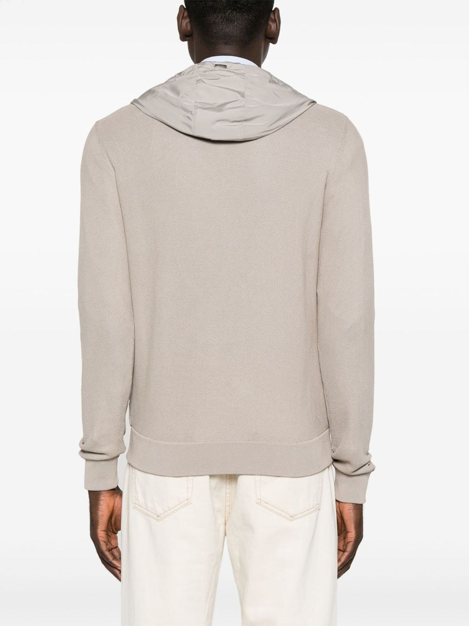 Herno Hooded Jacket In Grey