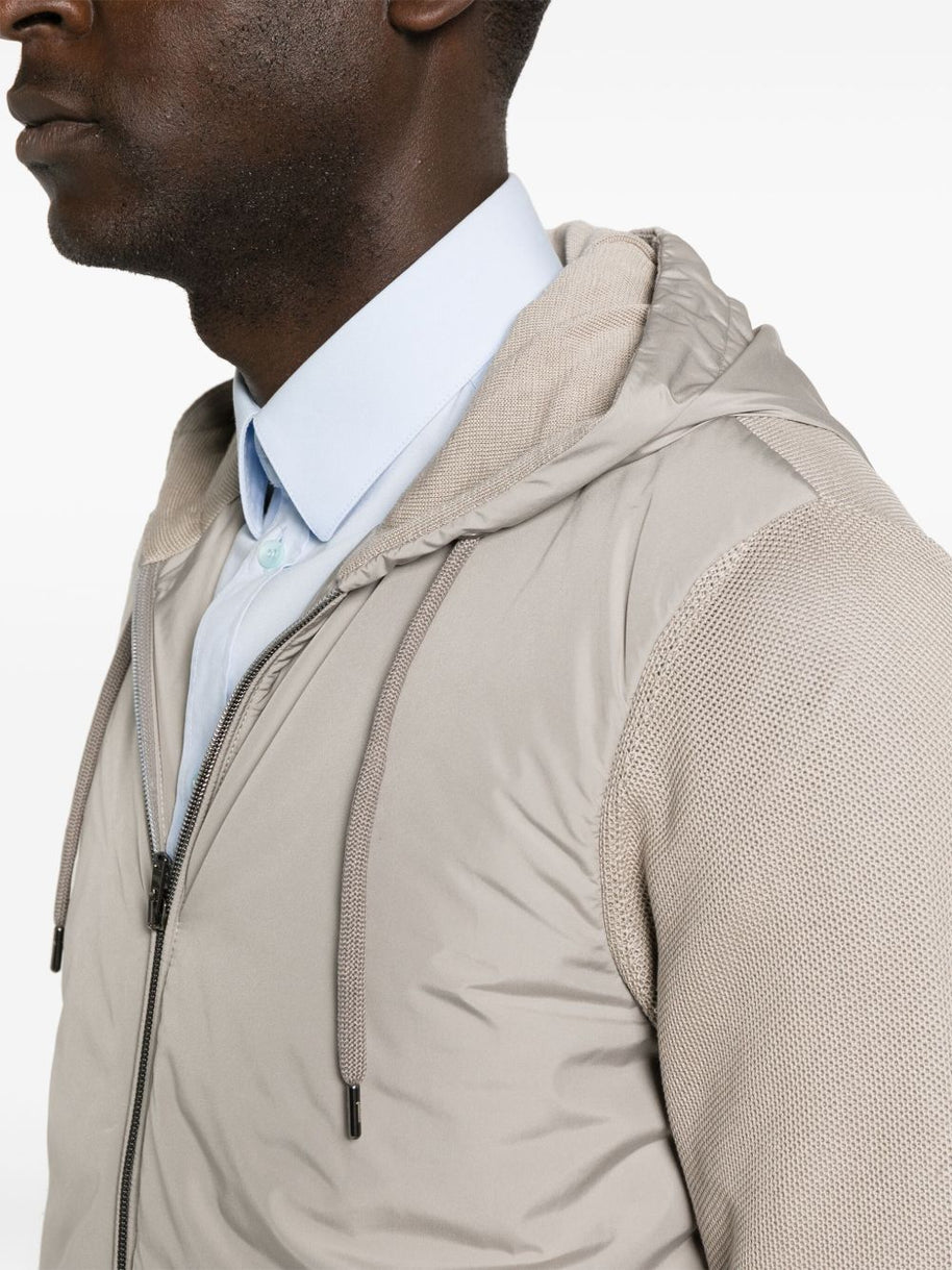 Herno Hooded Jacket In Grey