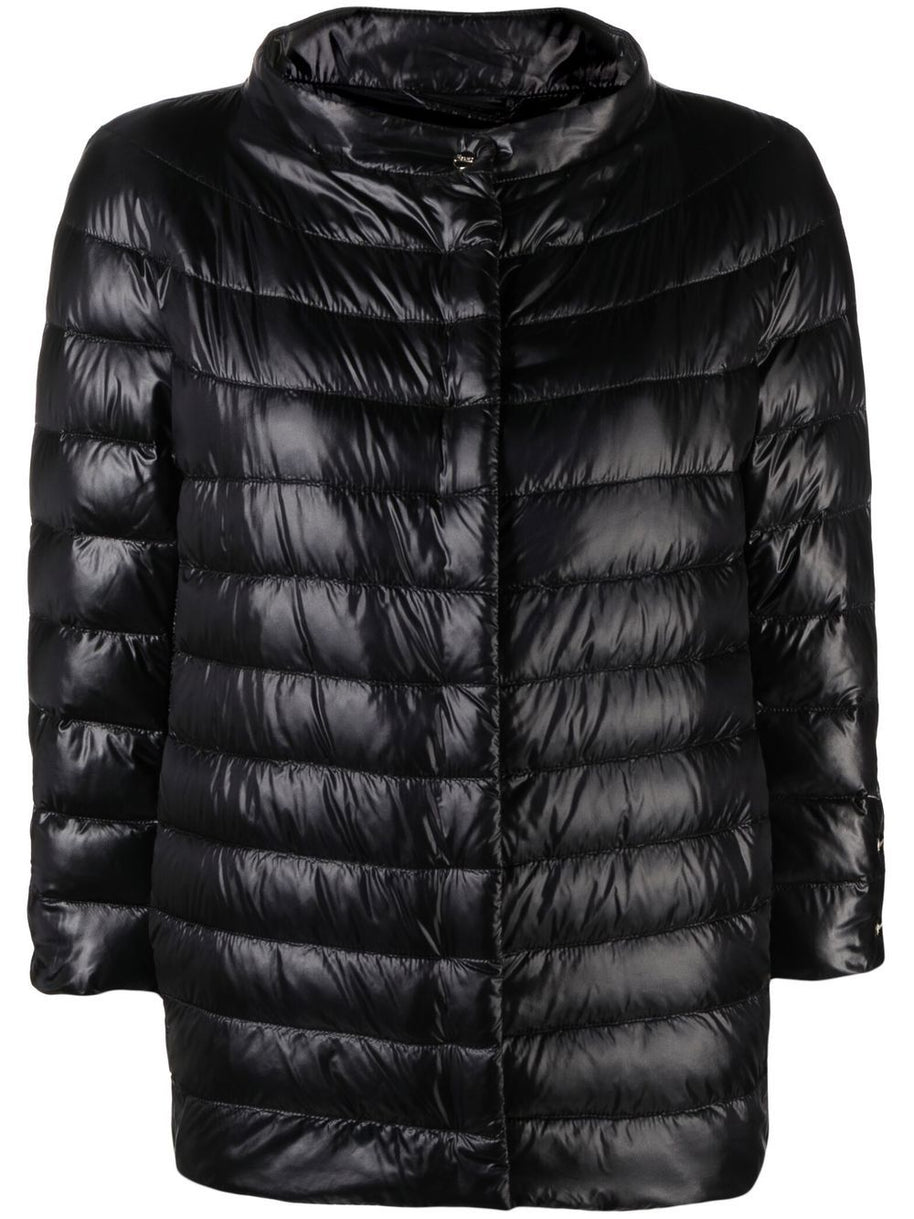 Herno Nylon Lightweight Cape Jacket - Black