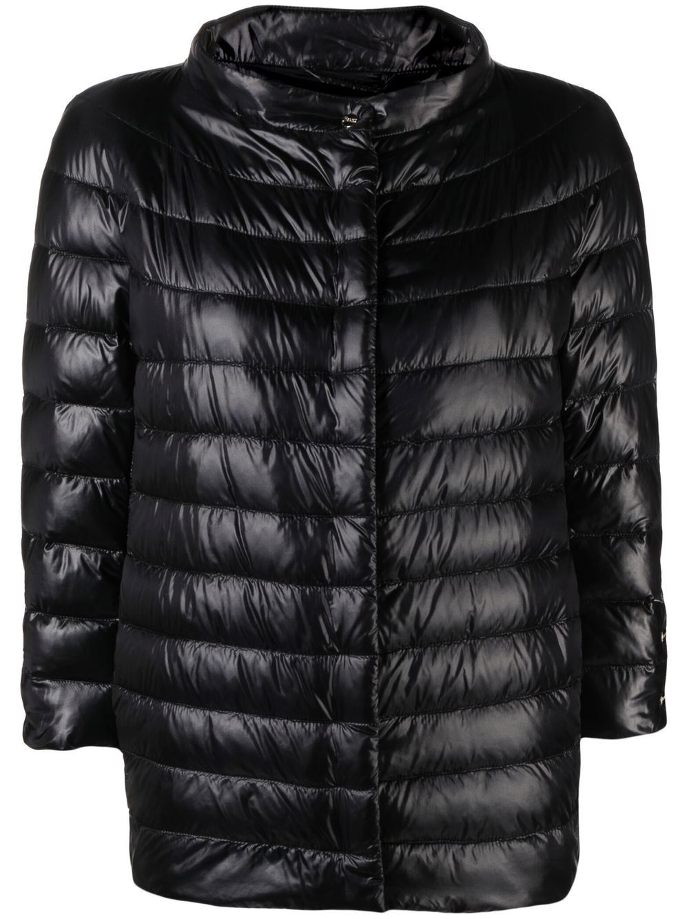 Herno Nylon Lightweight Cape Jacket - Black