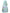 St. Piece Of London Bonnie Silk Floral Print Dress In Clear Blue