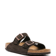 Birkenstock Arizona Buckled Suede Sandals