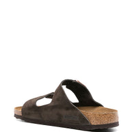 Birkenstock Arizona Buckled Suede Sandals