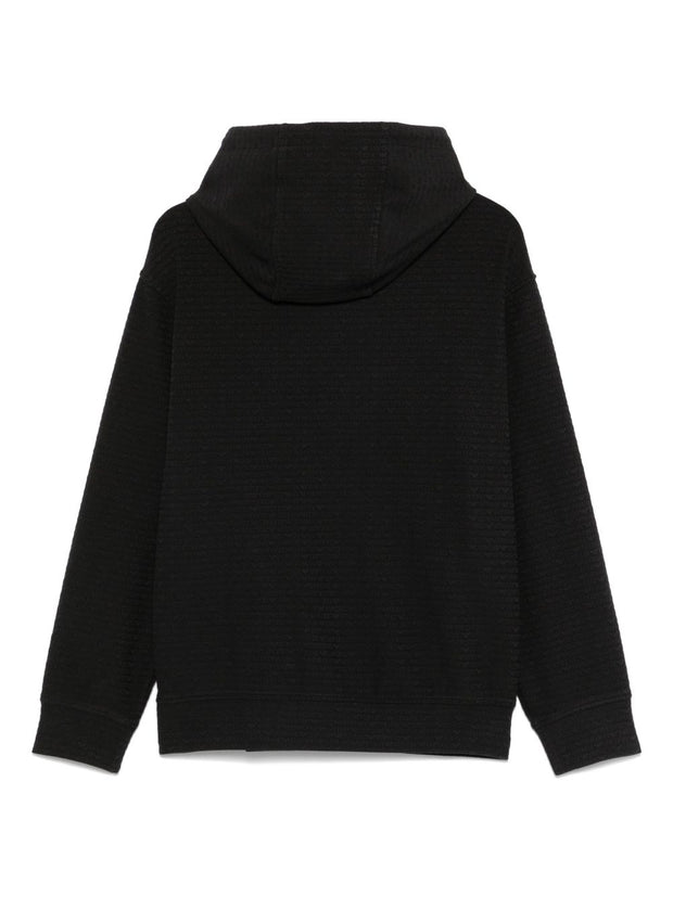 Emporio Armani Hooded Sweatshirt In Black