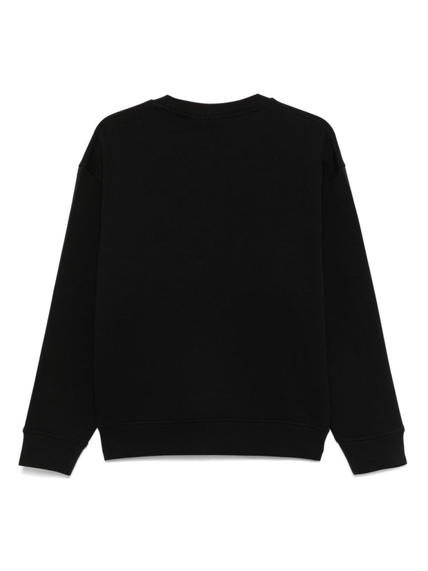Emporio Armani Logo Sweatshirt In Black