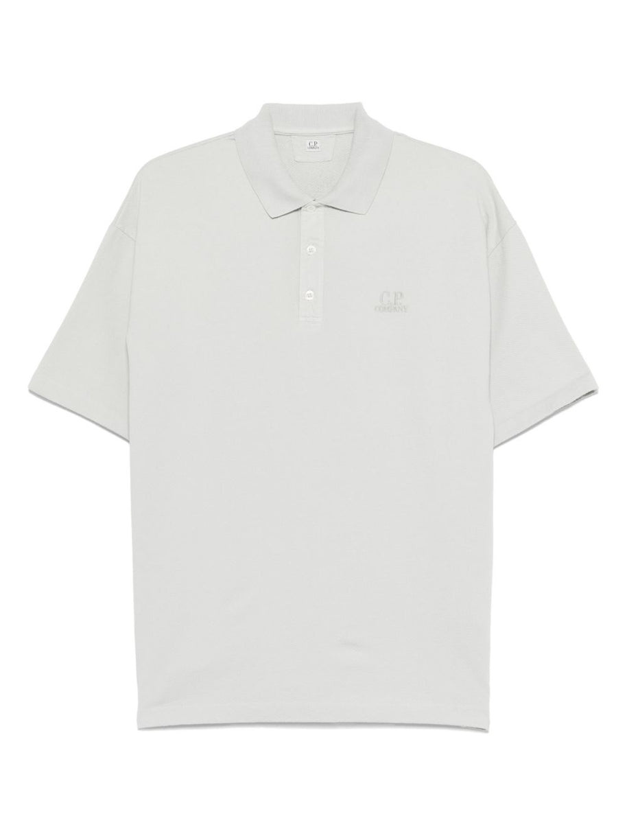 C.P. COMPANY Polo Shirt In Clear Blue