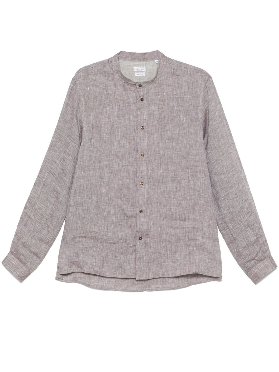 Brunello Cucinelli Linen Shirt - Beige
