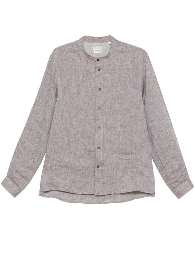 Brunello Cucinelli Linen Shirt - Beige