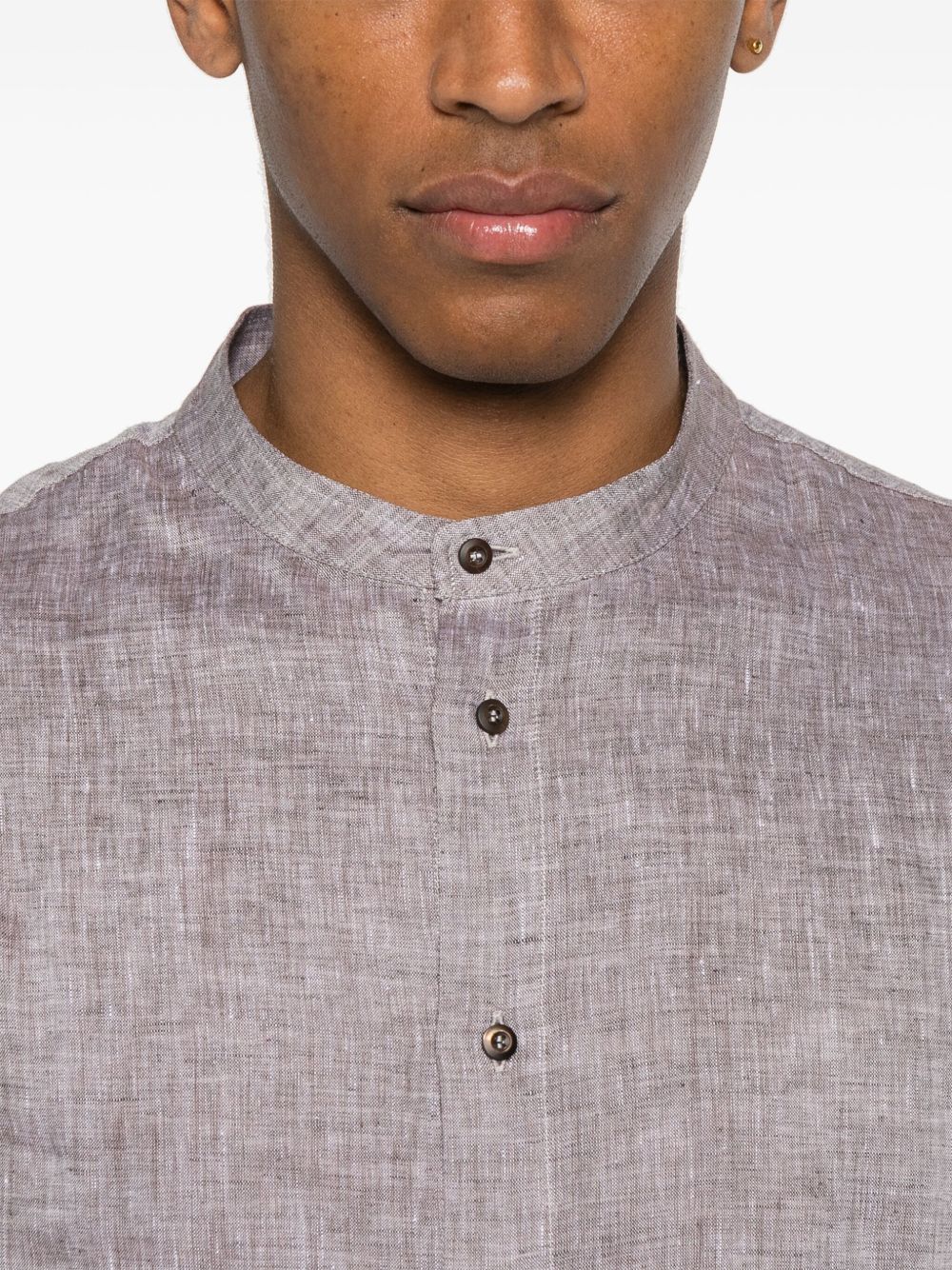 Brunello Cucinelli Linen Shirt - Beige