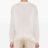 Brunello Cucinelli Mohair Wool Sweater - Light Grey