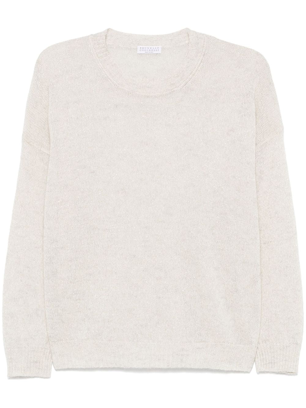 Brunello Cucinelli Mohair Wool Sweater - Light Grey