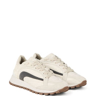 Brunello Cucinelli Suede Sneakers - White