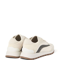 Brunello Cucinelli Suede Sneakers - White