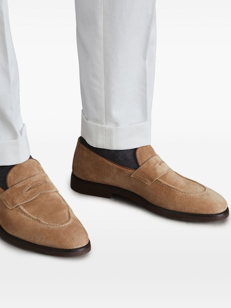 Brunello Cucinelli Suede Loafers