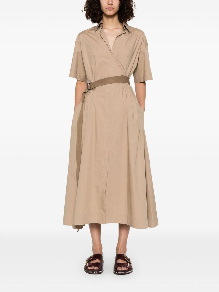 Brunello Cucinelli Cotton Belted Dress