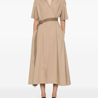 Brunello Cucinelli Cotton Belted Dress