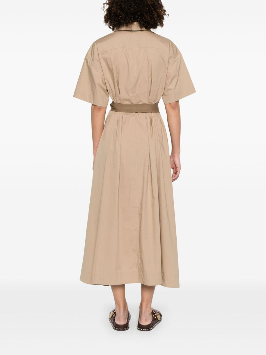 Brunello Cucinelli Cotton Belted Dress