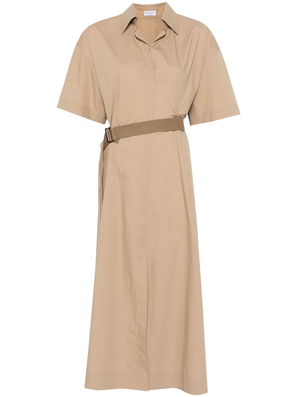Brunello Cucinelli Cotton Belted Dress