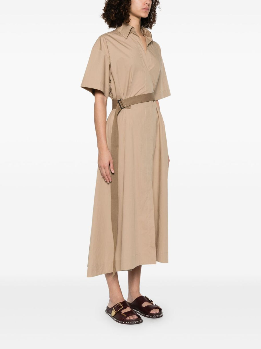 Brunello Cucinelli Cotton Belted Dress