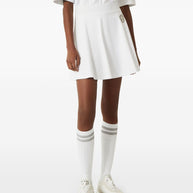 Brunello Cucinelli Cotton Mini Tennis Skirt - White