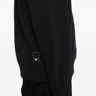 EMPORIO ARMANI CAPSULE Cotton Hoodie In Blue
