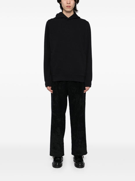 EMPORIO ARMANI CAPSULE Cotton Hoodie In Blue