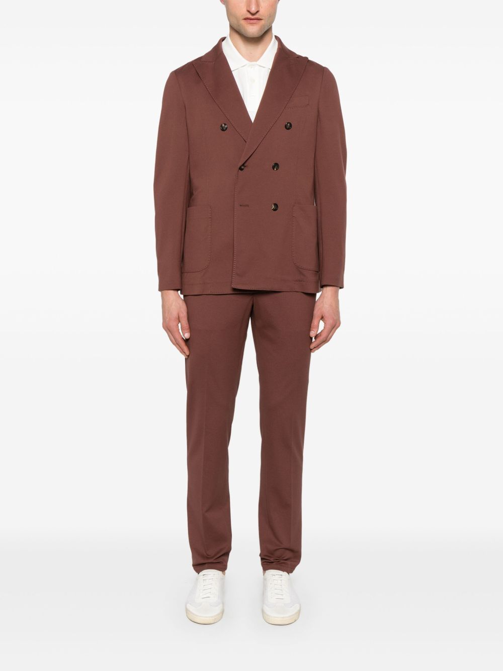 Circolo 1901 Double Breasted Jacket In Brown