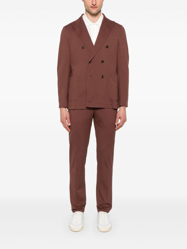 Circolo 1901 Double Breasted Jacket In Brown