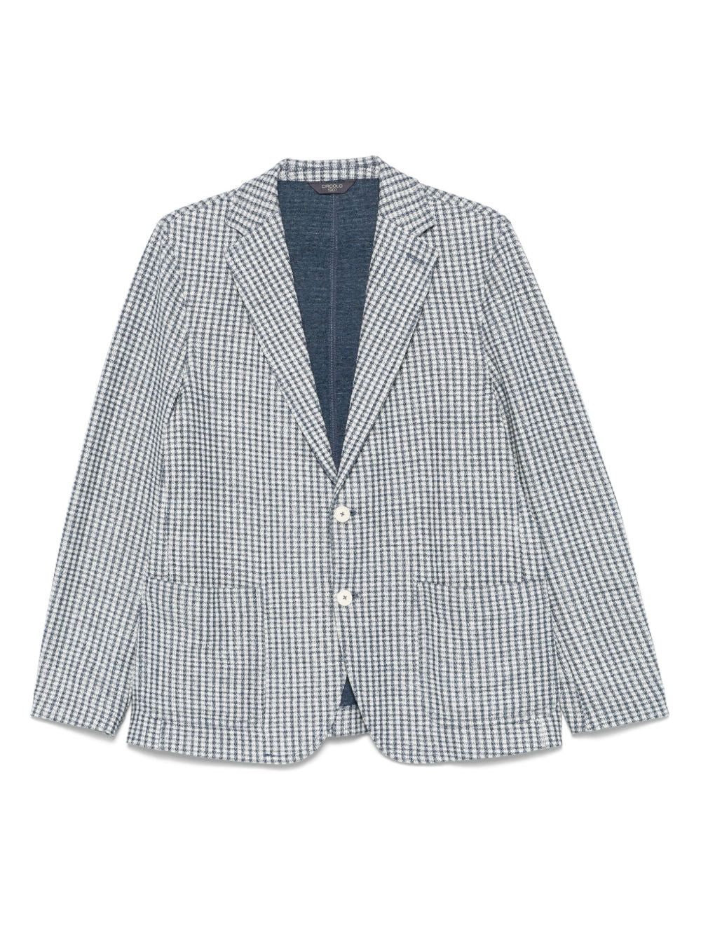 Circolo 1901 Striped Single Breasted Jacket In Blue