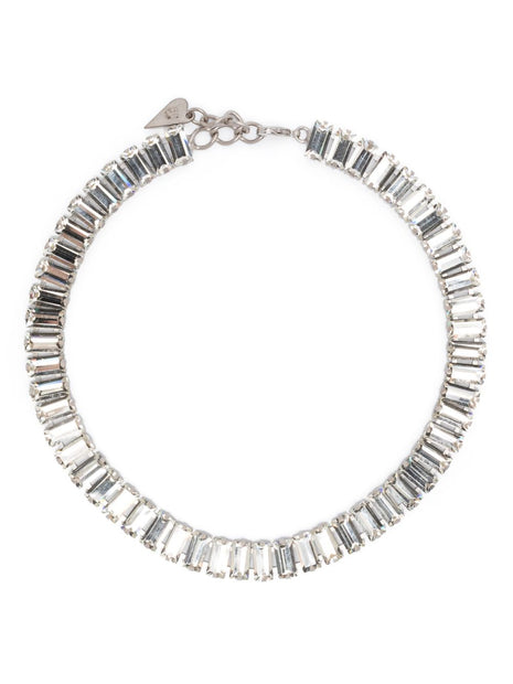 Forte Forte Crystal Necklace In Silver