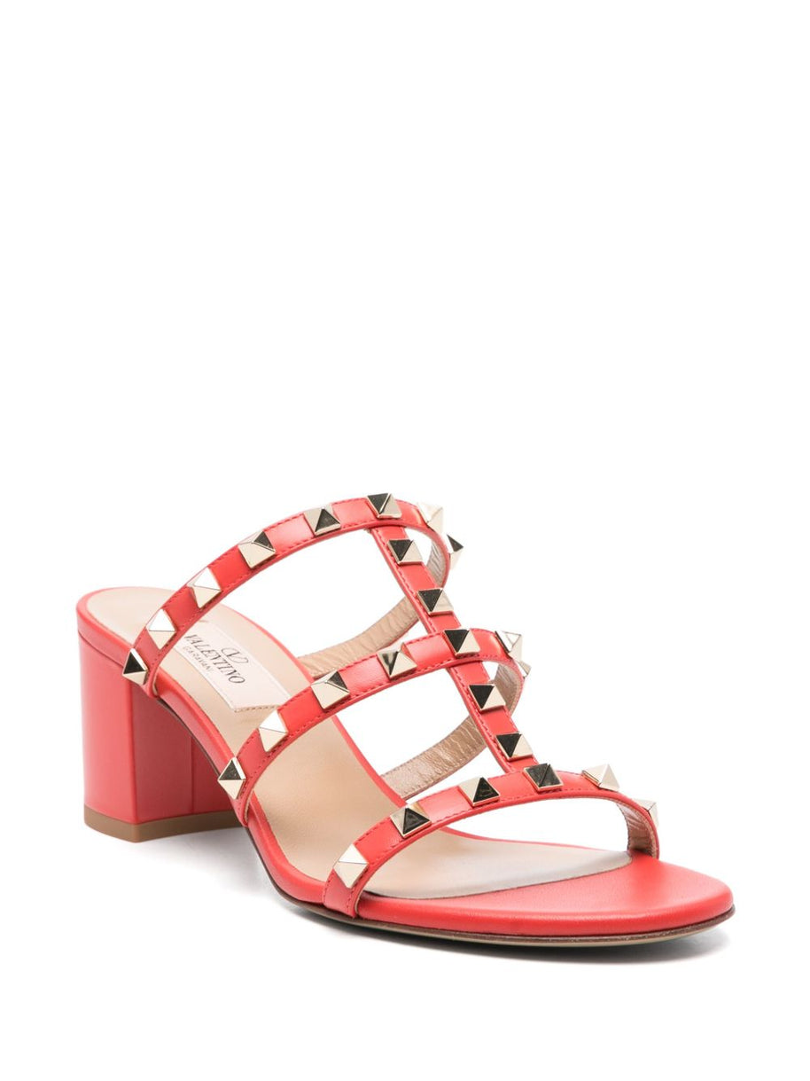 Valentino Garavani Rockstud Sandals - Orange