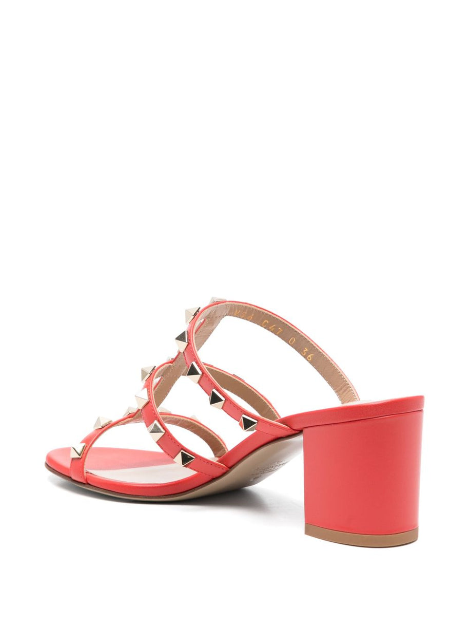 Valentino Garavani Rockstud Sandals - Orange