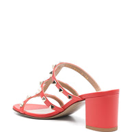 Valentino Garavani Rockstud Sandals - Orange