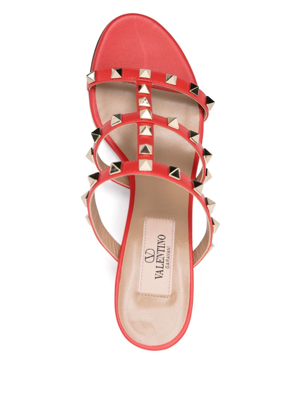Valentino Garavani Rockstud Sandals - Orange