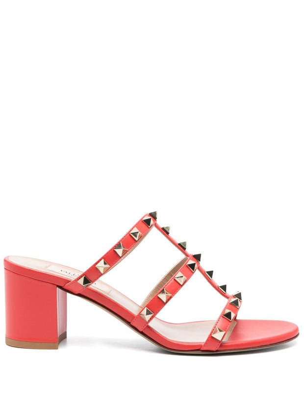 Valentino Garavani Rockstud Sandals - Orange