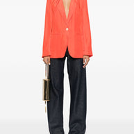 Forte Forte Single Breasted Jacket In Red