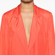 Forte Forte Single Breasted Jacket In Red
