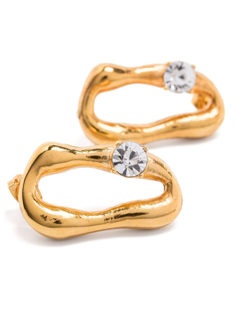 Forte Forte Circle Earrings In Golden
