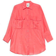 Semicouture Cotton Shirt In Pink
